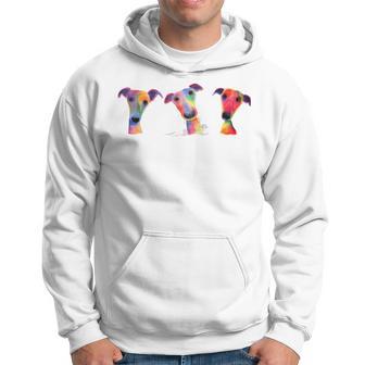 Whippet Greyhound ' The Wacky Whippets ' Top Hoodie - Thegiftio UK