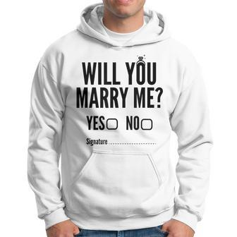 Will You Marry Me Wedding Proposal Hoodie - Thegiftio UK