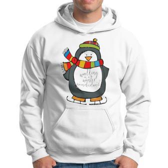 Winter Wonderland Winter Holiday Christmas Penguin Hoodie - Monsterry