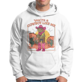 You're A Cowboy Like Me Cowboy Frog Hoodie - Monsterry CA