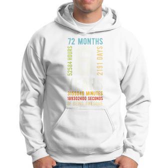Youth 6Th Birthday 6 Years Old Vintage Retro 72 Months Hoodie - Thegiftio UK