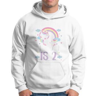 Youth Birthday This Little Unicorn Is 2 Hoodie - Thegiftio UK