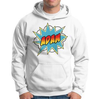 Youth Boys Adam Comic Book Superhero Name Hoodie - Thegiftio UK