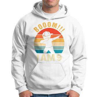 Youth Dabbing Birthday Boy 9 Years Old Birthday Outfit For Boys Hoodie - Thegiftio UK