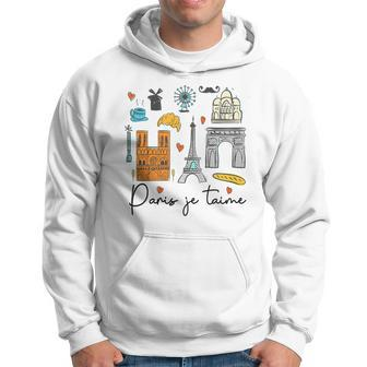 Youth Paris Je T'aime Paris Lover Traveling France Baby Toddler Hoodie - Thegiftio UK