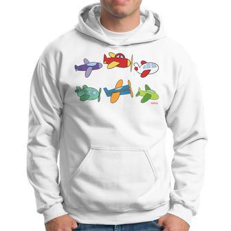 Youth Types Of Airplanes Boys Planes Future Pilot Hoodie - Thegiftio UK