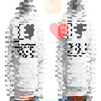 « I Love You » « I Heart You » Graphique Cool Sweat à capuche - Cadeauxyz