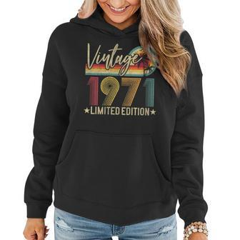 1971 Limited Edition Vintage 52Nd Birthday 52 Years Old Women Hoodie - Monsterry UK