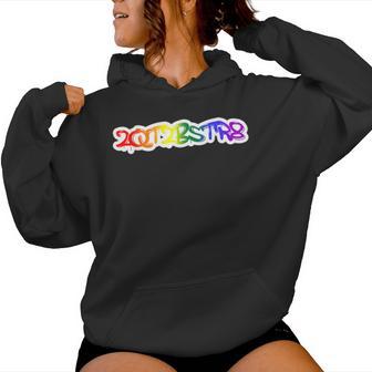 2Qt2bstr8 Lgbtq Rainbow Pride Graffiti Women Hoodie - Monsterry CA