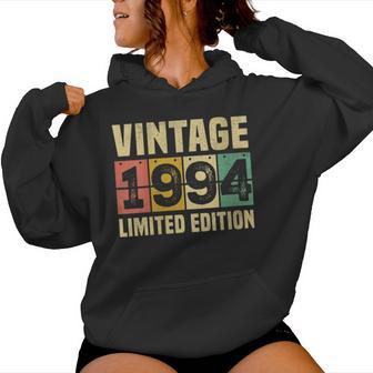 30Th Birthday 30 Year Old Vintage 1994 Limited Edition Women Hoodie - Monsterry UK