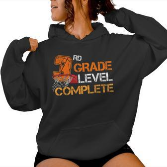 3Rd Grade Level Complete Basketball Last Day Of School Boys Women Hoodie - Monsterry