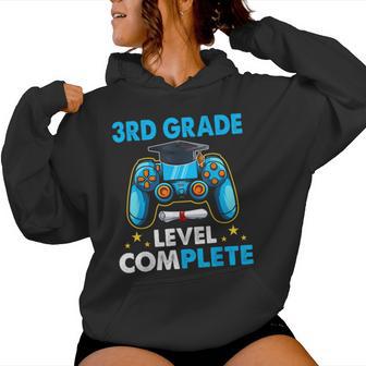 3Rd Grade Level Complete Last Day Of School Graduate Boys Women Hoodie - Seseable