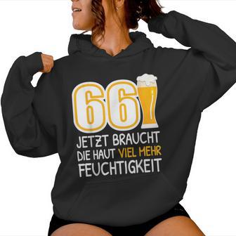 66 Birthday Beer Beer Drinker Kapuzenpullover für Damen - Seseable