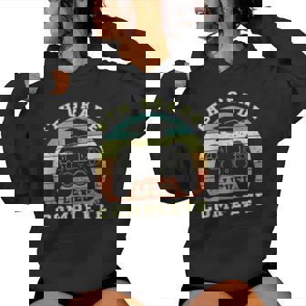 6Th Grade Level Complete Gamer Class Of 2024 Graduation Women Hoodie | Mazezy
