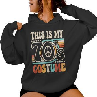 This Is My 70'S Costume 70S Party Outfit Groovy Hippie Disco Women Hoodie - Monsterry UK