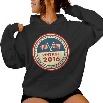 9 Years Old Vintage 2016 9Th Birthday Decoration Women Women Hoodie - Monsterry
