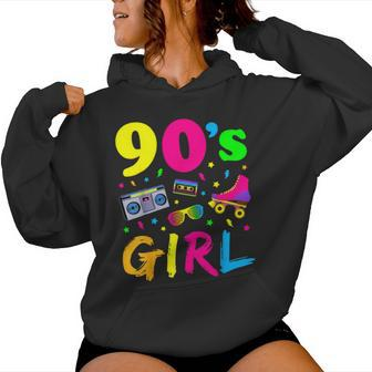 90'S Girl Birthday Party Costume Retro Vintage Women Women Hoodie - Monsterry CA