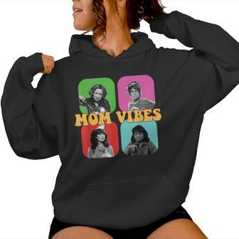90’S Mom Vibes Vintage Retro Mom Life Mother Day Women Hoodie - Seseable