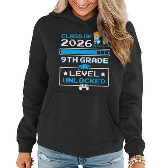 9Th Grade First Day Of School Class Of 2026 Cute Video Games Women Hoodie - Monsterry