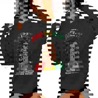 Afro Melanin Black Junenth Remember My Ancestors Women Hoodie | Mazezy