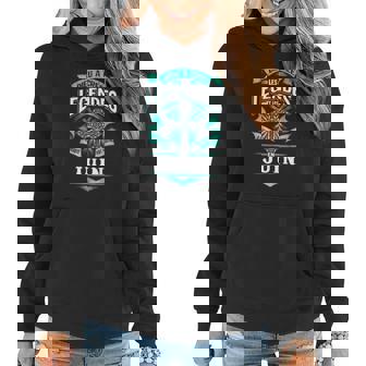 Agmf Les Légendes Nées En Juin Sweat à capuche femme - Cadeauxyz