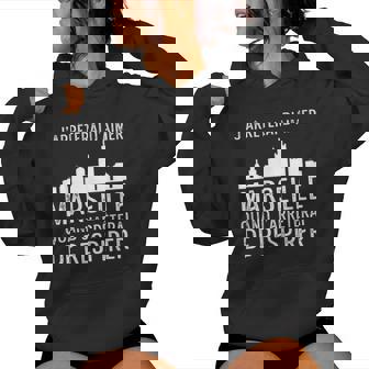 Aimer Marseille Coeur Culture France Homme Cadeau Sweat à capuche femme - Cadeauxyz