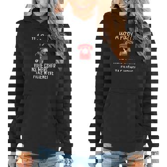 Allo Papy Ta Fille M'énerve Sweat à capuche femme - Cadeauxyz
