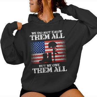 American Flag Usa Veteran's Day Memorial Day 4Th Of July Women Hoodie - Monsterry
