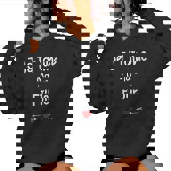 Amour Fille Enfant Maman Je T'aime Ma Fille Avec Col En Sweat à capuche femme - Cadeauxyz