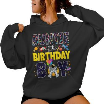 Auntie 2Nd Outer Space Aunt Family Matching Outfit Party Women Hoodie - Thegiftio UK