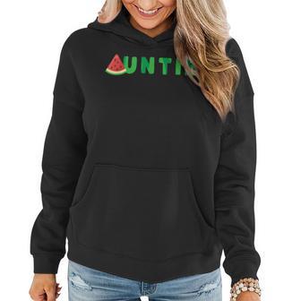 Auntie Watermelon Summer Tropical Fruit Women Hoodie - Monsterry DE