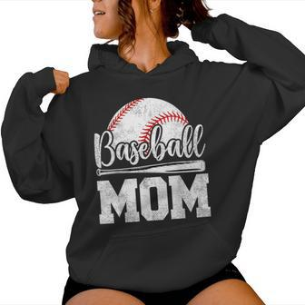 Baseball Mom Baseball Player Game Day Mother's Day Women Hoodie - Monsterry