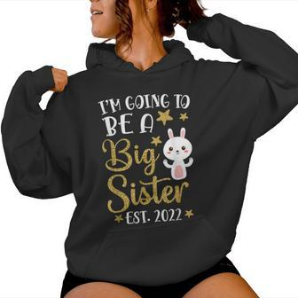 Become Big Sister 2022 Rabbit Women Hoodie - Monsterry DE