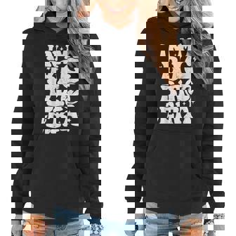 In My Big Bro Era Groovy Big Bro Era Women Hoodie - Thegiftio