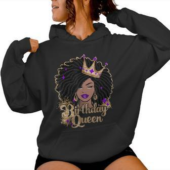 Birthday Queen African Melanin American Afro Women Hoodie | Mazezy