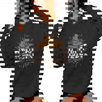 Black Cowgirl Western African Melanin Cowgirl Women Hoodie | Mazezy