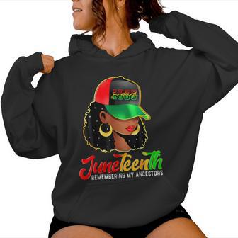 Black Junenth Remembering My Ancestors Women Hoodie - Thegiftio UK