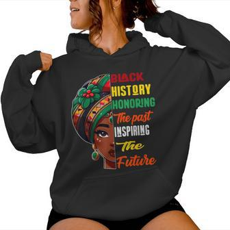 Black History Month Honoring Past Inspiring Future Kid Women Hoodie - Seseable
