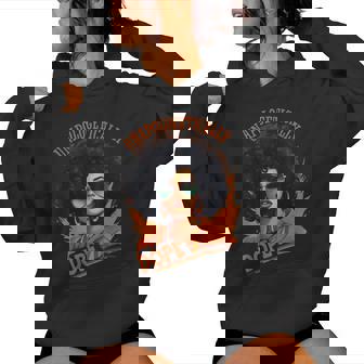Black Unapologetically Dope Junenth Black History Women Hoodie - Seseable