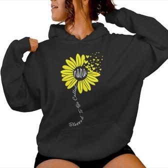 Blessed To Be Called Nana Happy Sunflower Family Women Hoodie - Monsterry UK