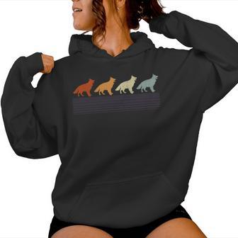 Bohemian Shepherdintage Retro Mama Papa Hund Damen Kapuzenpullover für Damen - Geschenkecke