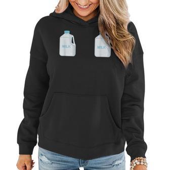 Breastfeeding Mother Milk Can Humor Women Hoodie - Monsterry CA