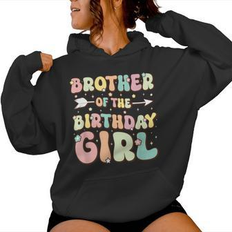 Brother Of The Birthday Girl Matching Family Birthday Women Hoodie - Thegiftio UK