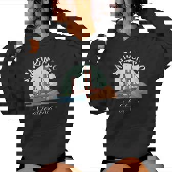 California – San Francisco Golden Gate Bridge Souvenir Sweat à capuche femme - Cadeauxyz