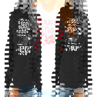 Candy Cane Crew Christmas Holiday Women Women Hoodie | Mazezy