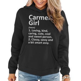Carmel Girl In Indiana City Home Roots Women Hoodie - Monsterry AU