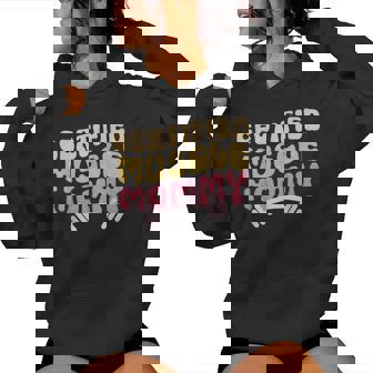 Certified Muscle Mommy Groovy Cubierta Para Bomba De Elevación Sudadera con capucha para mujer - Regaloses