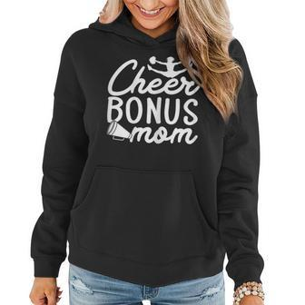 Cheer Bonus Mom Step-Mother Cheerleader Cheer Bonus Mom Women Hoodie - Monsterry