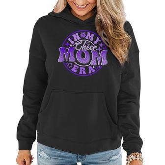 Cheer Mom In Her Purple Era Best Cheerleading Mother Women Hoodie - Seseable