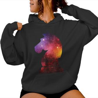 Chess Player Horse Knight Piece Chess Lover Women Hoodie - Monsterry DE